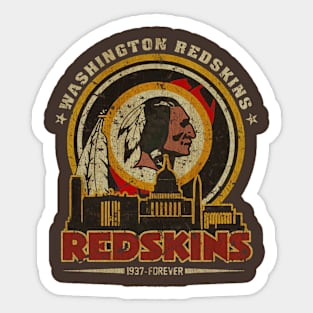 Vintage Washington Redskins 1937 Forever Sticker